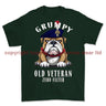 Grumpy Old Royal Fusilier Veteran Printed T-Shirt - Commando Green