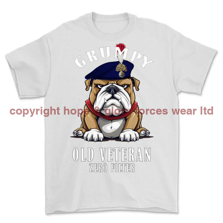 Grumpy Old Royal Fusilier Veteran Printed T-Shirt - White
