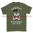 Grumpy Old Royal Irish Regiment Veteran Printed T-Shirt - Military Green