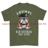 Grumpy Old Royal Irish Regiment Veteran Printed T-Shirt - Military Green