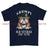 Grumpy Old Royal Irish Regiment Veteran Printed T-Shirt - Navy Blue