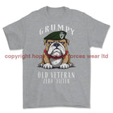 Grumpy Old Royal Irish Regiment Veteran Printed T-Shirt - Sports Grey