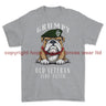 Grumpy Old Royal Irish Regiment Veteran Printed T-Shirt - Sports Grey