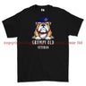 Grumpy Old Royal Logistic Corps Veteran Printed T-Shirt - Black