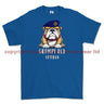Grumpy Old Royal Logistic Corps Veteran Printed T-Shirt - Blue