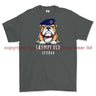 Grumpy Old Royal Logistic Corps Veteran Printed T-Shirt - Charcoal