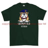 Grumpy Old Royal Logistic Corps Veteran Printed T-Shirt - Commando Green