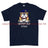 Grumpy Old Royal Logistic Corps Veteran Printed T-Shirt - Navy Blue