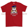 Grumpy Old Royal Logistic Corps Veteran Printed T-Shirt - Red