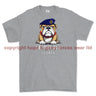 Grumpy Old Royal Logistic Corps Veteran Printed T-Shirt - Sports Grey