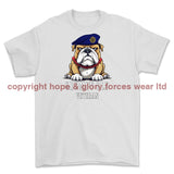 Grumpy Old Royal Logistic Corps Veteran Printed T-Shirt - White