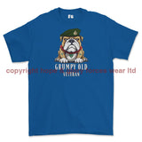 Grumpy Old Royal Marine Bootneck Printed T-Shirt - Blue