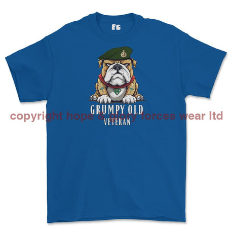 Grumpy Old Royal Marine Bootneck Printed T-Shirt - Blue