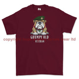 Grumpy Old Royal Marine Bootneck Printed T-Shirt - Maroon