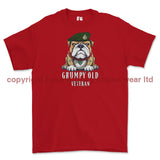 Grumpy Old Royal Marine Bootneck Printed T-Shirt - Red