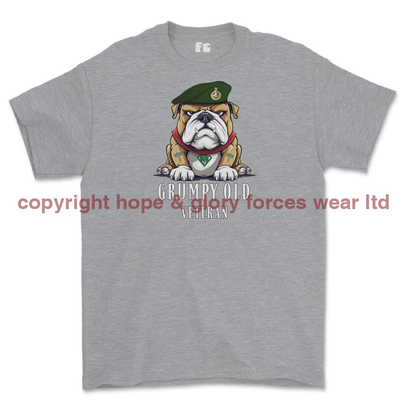 Grumpy Old Royal Marine Bootneck Printed T-Shirt - Sports Grey