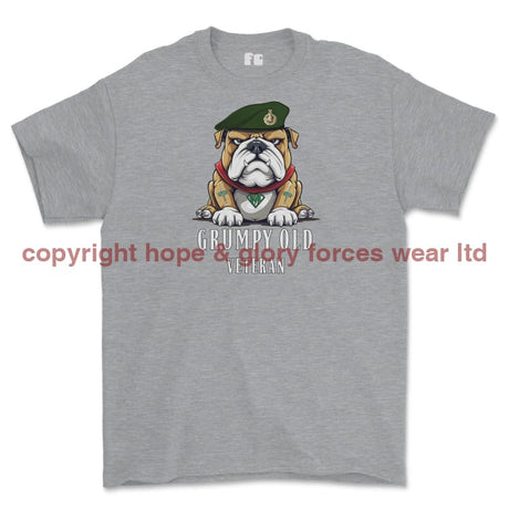 Grumpy Old Royal Marine Bootneck Printed T-Shirt - Sports Grey