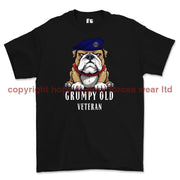 Grumpy Old Royal Navy Veteran Printed T-Shirt - Black