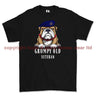 Grumpy Old Royal Navy Veteran Printed T-Shirt - Black