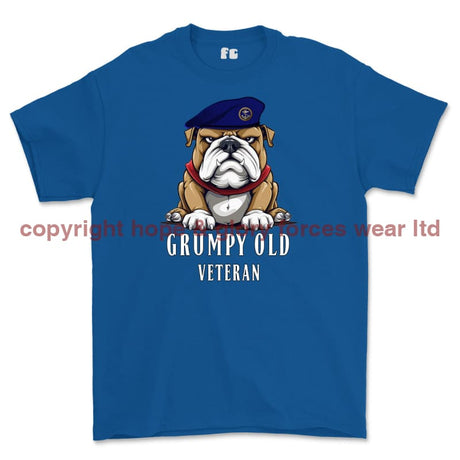 Grumpy Old Royal Navy Veteran Printed T-Shirt - Navy Blue (alternate view)