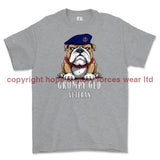 Grumpy Old Royal Navy Veteran Printed T-Shirt - Sports Grey
