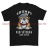 Grumpy Old Scots Dragoon Guards Veteran Printed T-Shirt - Black