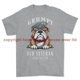 Grumpy Old Scots Dragoon Guards Veteran Printed T-Shirt - Sports Grey