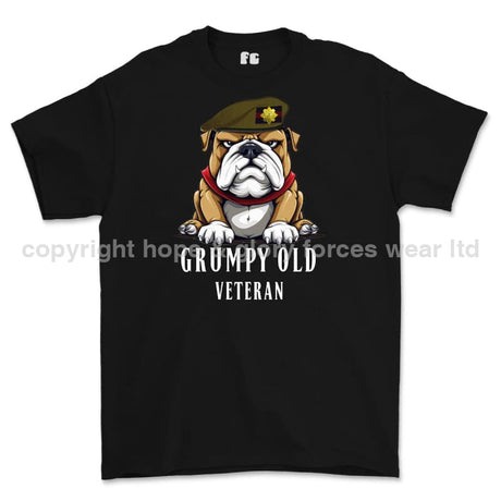 Grumpy Old Scots Guards Veteran Printed T-Shirt - Black
