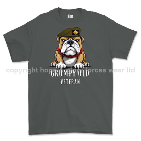 Grumpy Old Scots Guards Veteran Printed T-Shirt - Charcoal