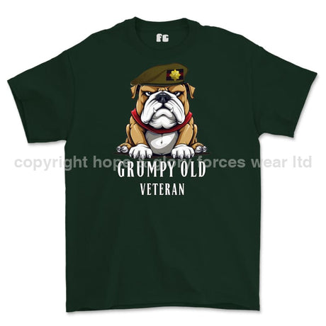 Grumpy Old Scots Guards Veteran Printed T-Shirt - Commando Green