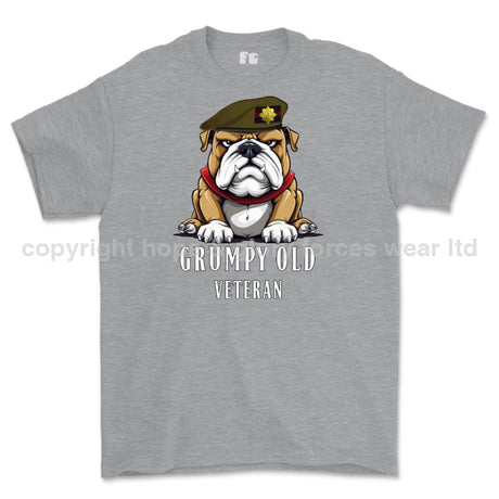 Grumpy Old Scots Guards Veteran Printed T-Shirt - Sports Grey