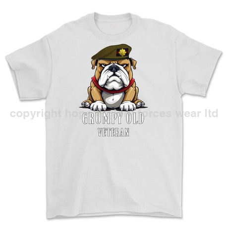 Grumpy Old Scots Guards Veteran Printed T-Shirt - White