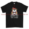 Grumpy Old Scots Highlander Veteran Printed T-Shirt - Black