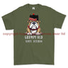 Grumpy Old Scots Highlander Veteran Printed T-Shirt - Military Green