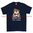 Grumpy Old Scots Highlander Veteran Printed T-Shirt - Navy Blue