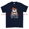Grumpy Old Scots Highlander Veteran Printed T-Shirt - Navy Blue