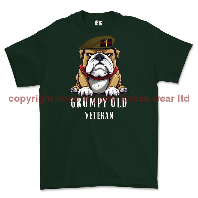 Grumpy Old Welsh Guards Veteran Printed T-Shirt - Colourway 3