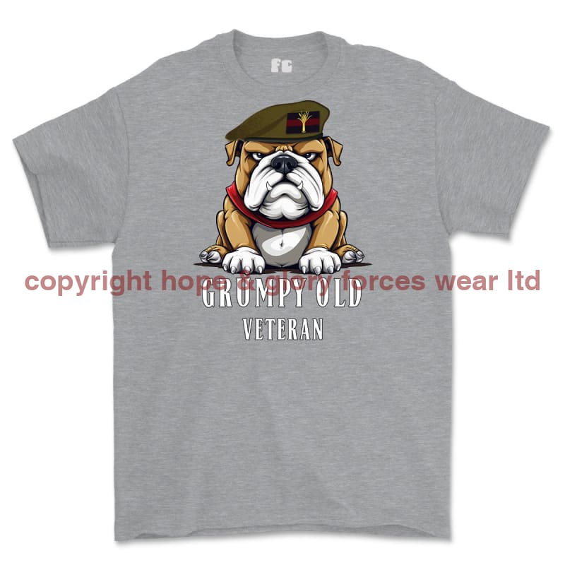 Grumpy Old Welsh Guards Veteran Printed T-Shirt - Colourway 10