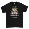 Grumpy Old WRAC Veteran Printed T-Shirt - Black