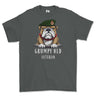 Grumpy Old WRAC Veteran Printed T-Shirt - Charcoal