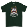 Grumpy Old WRAC Veteran Printed T-Shirt - Green