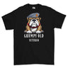 Grumpy Old QARANC Veteran Printed T-Shirt - Black