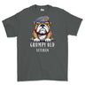 Grumpy Old QARANC Veteran Printed T-Shirt - Charcoal