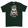 Grumpy Old QARANC Veteran Printed T-Shirt - Green
