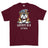 Grumpy Old QARANC Veteran Printed T-Shirt - Maroon