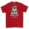Grumpy Old QARANC Veteran Printed T-Shirt - Red