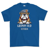 Grumpy Old QARANC Veteran Printed T-Shirt - Royal Blue