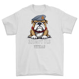 Grumpy Old QARANC Veteran Printed T-Shirt - White