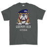 Grumpy Old Queens Own Yeomanry Veteran Printed T-Shirt - Charcoal