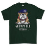 Grumpy Old Queens Own Yeomanry Veteran Printed T-Shirt - Green